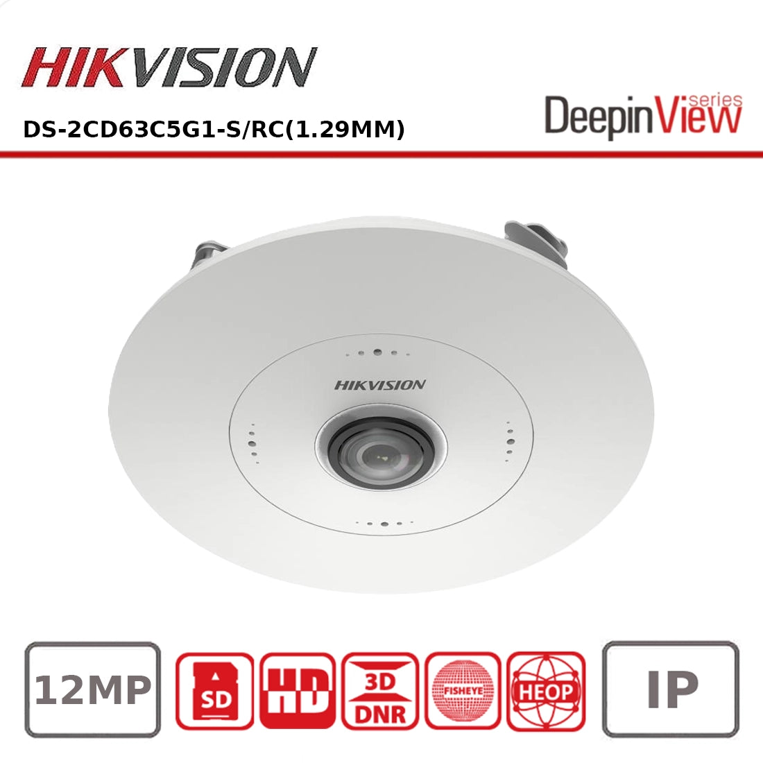 Caméra IP fisheye 360°